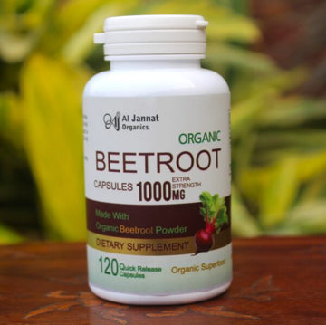 Al Jannat Organics Beetroot Capsules 1000mg 120’s